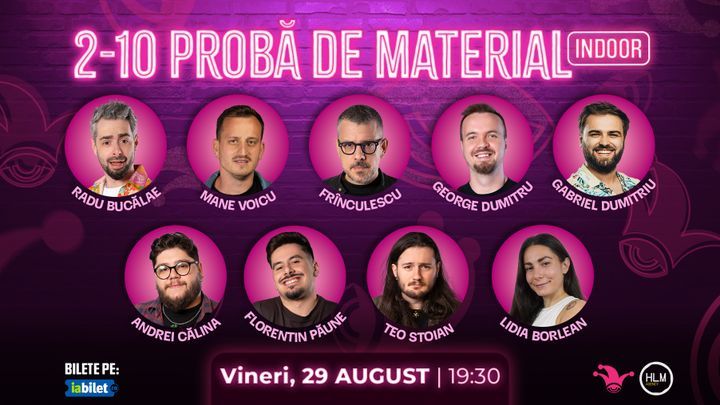 The Fool: 2-10 Probă de Material - 19:30