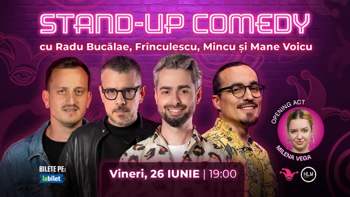The Fool: Stand-up comedy cu Mane, Bucălae, Frînculescu și Mincu