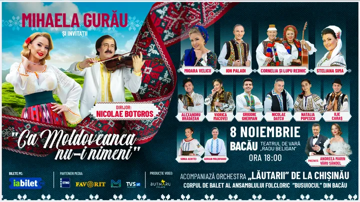 Bacău: Mihaela Gurău și invitații