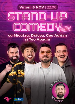 The Fool: Stand-up comedy cu Micutzu, Drăcea, Geo Adrian si Teo Abagiu