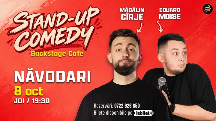 Năvodari: Stand-up comedy cu Mădălin Cîrje și Edi Moise
