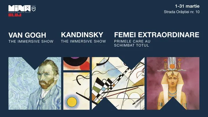 Van Gogh + Kandinsky + Femei Extraordinare - The Immersive Show