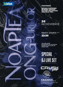 Craiova: Noaptea ONG-urilor 20.11