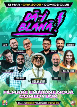Dă-i Blană! Spectacol de comedie la ComicsClub!