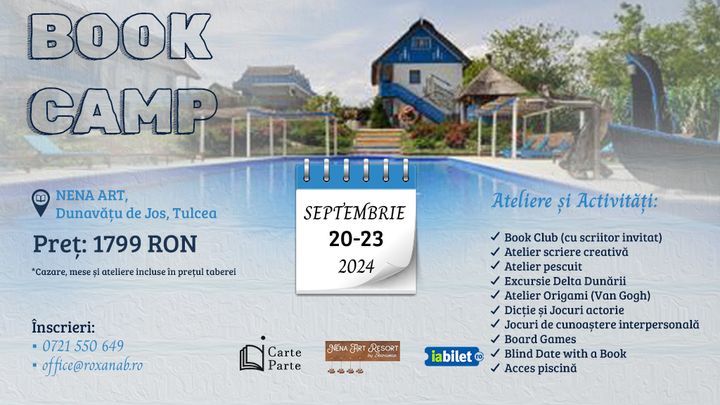 Tulcea: Tabără de lectură pentru adulți