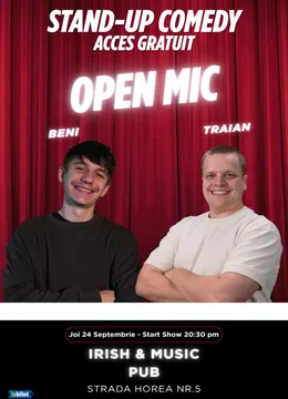 Cluj-Napoca: Open Mic cu Beni și Traian