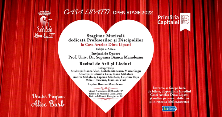 Casa Lipatti Open Stage - Ediția a XIX-a