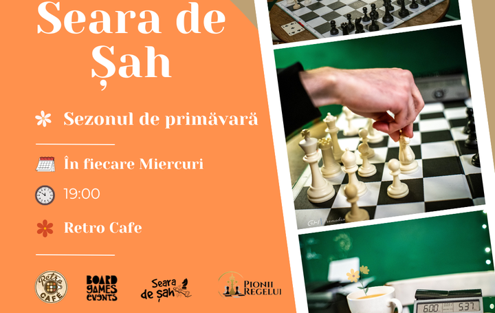 Iași: Seara de șah 44 @ Retro Cafe