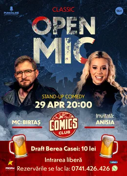 Stand-up Comedy OpenMic la ComicsClub