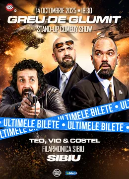 Sibiu: Greu de glumit cu Teo, Vio și Costel | Stand Up Comedy Show