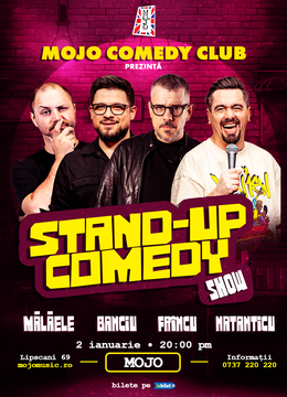 Stand-up comedy show cu Natanticu, Banciu, Frincu & Malaele 02.01