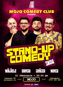 Stand-up comedy show cu Mălaele, Banciu, Drăcea si Mincu