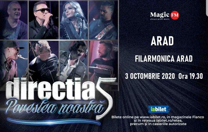 Arad: Concert Directia 5 - Povestea Noastra