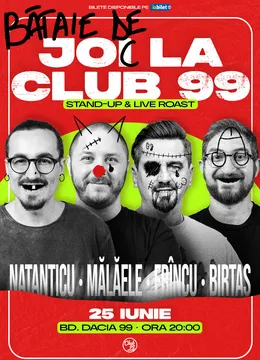 Bataie de joi cu Mincu, Mălăele, Natanticu & Birtaș la Club 99