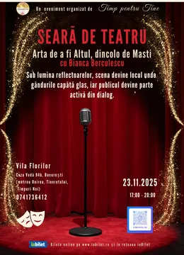 Seară de Teatru – Improvizații cu Bianca Berculescu