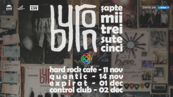 Concerte aniversare byron 20 de ani