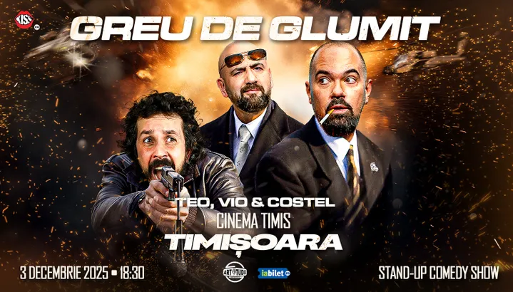 Timisoara: Greu de glumit cu Teo, Vio si Costel | Stand Up Comedy Show