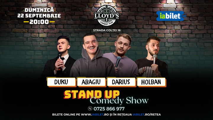 Stand-up Comedy cu Darius, Abagiu, Holban & Duku