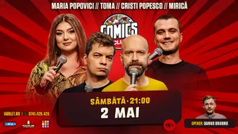 Stand-up cu Cristi Popesco, Toma, Maria Popovici și Mirică la ComicsClub!
