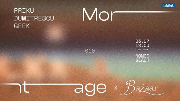 Constanta: Bazaar x Montage present Priku, Dumitrescu, Geek