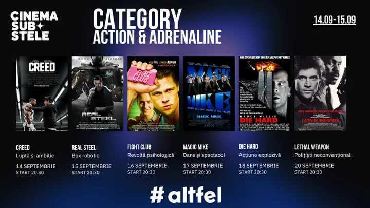 Cinema sub stele: Action & Adrenaline Week