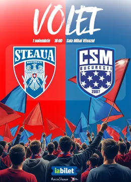 Volei: CSA Steaua Bucureşti – CSM București