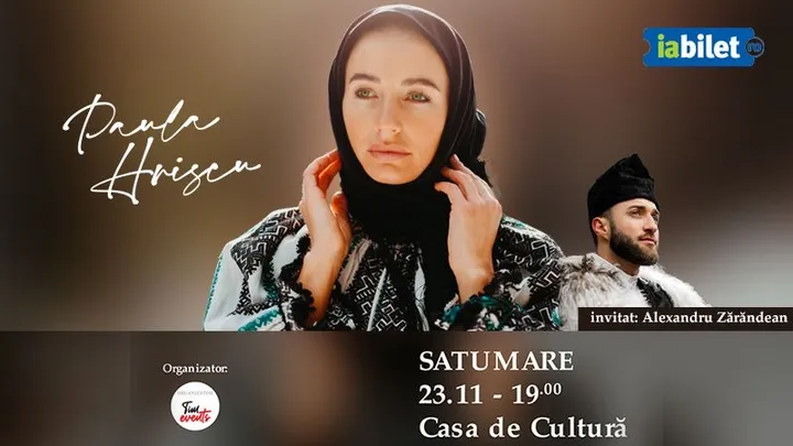 Satu Mare: Concert de colinde Paula Hriscu: M-o trimis mama la capre!