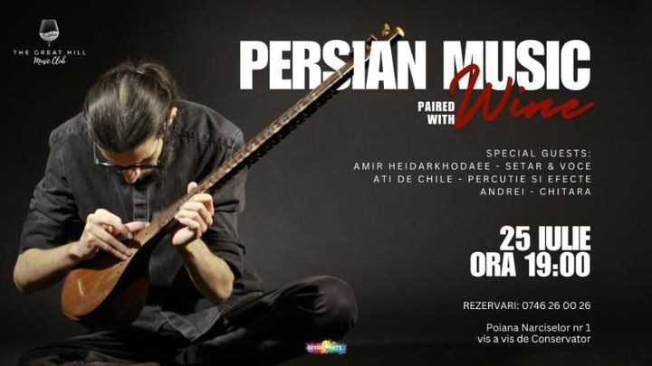 Persian Music Paired with Wine | Special Guest: Amir Heidarkhodaee