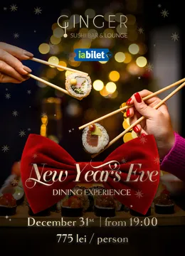 Cina de Revelion la Ginger Sushi Bar & Lounge