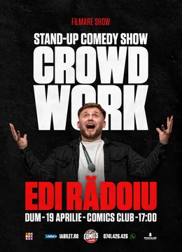 CrowdWork cu Edi Rădoiu la ComicsClub!
