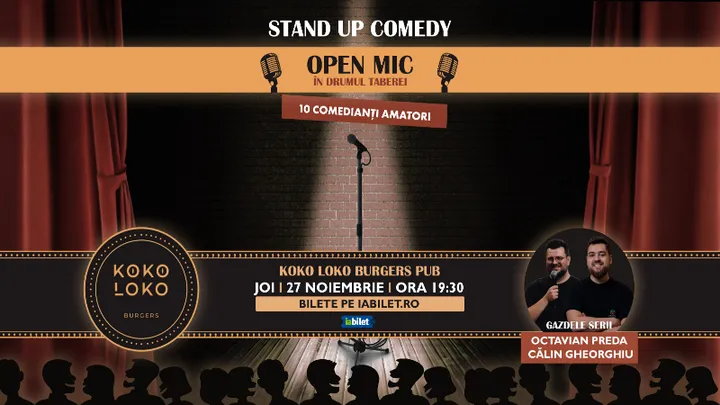 Seară de comedie la Koko Loko