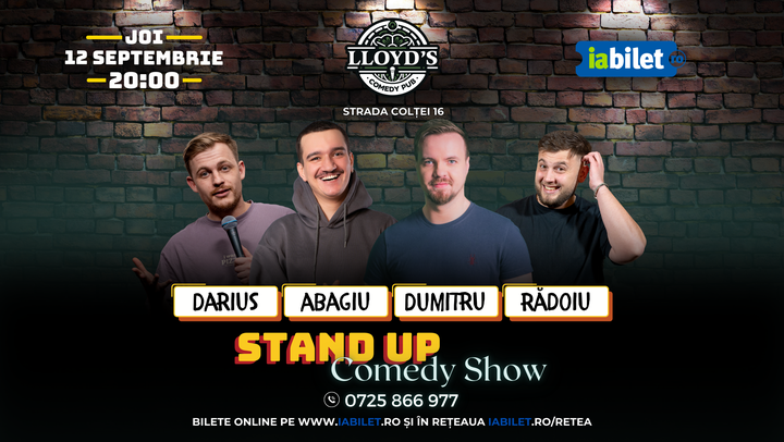 Stand-up Comedy cu Dumitru, Rădoiu, Abagiu & Darius