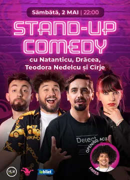 The Fool: Stand-up comedy cu Natanticu, Drăcea, Cîrje și Teodora Nedelcu