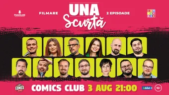 Filmare Una Scurtă - 2 episoade pe Terasa ComicsClub!