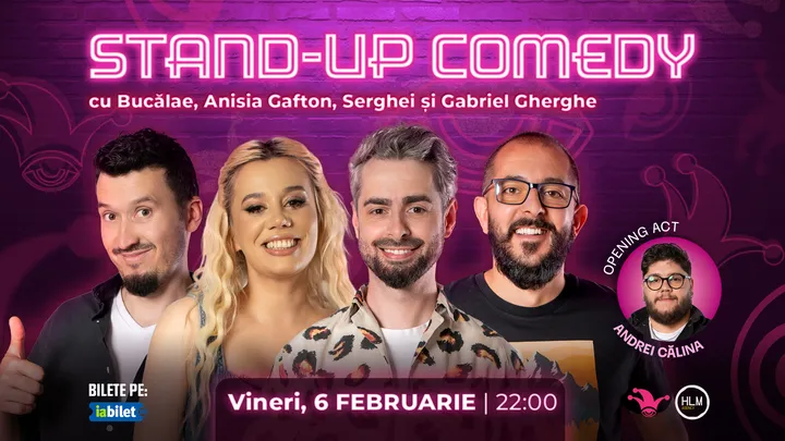 he Fool: Stand-up comedy cu Bucălae, Anisia, Serghei și Gabriel Gherghe