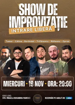 Show de Improvizație cu Oprea, Călina, Trifănescu, Borândel, Tamer și Răileanu