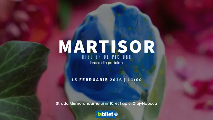 Cluj-Napoca: Martisor - atelier de pictura pe brose din portelan