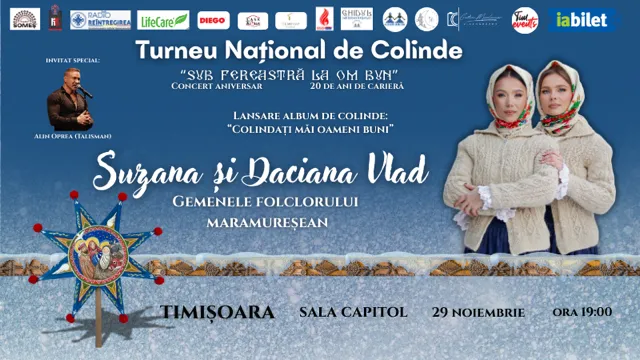 Timisoara: Sub fereastră la om bun! Suzana și Daciana Vlad- Gemenele Folclorului Maramureșean