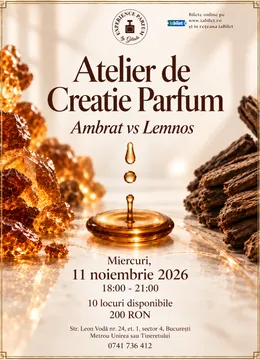 Atelier de Creație Parfum: Ambrat vs Lemnos