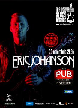 Concert Eric Johanson — New Orleans Guitar Guru | Premieră în București!