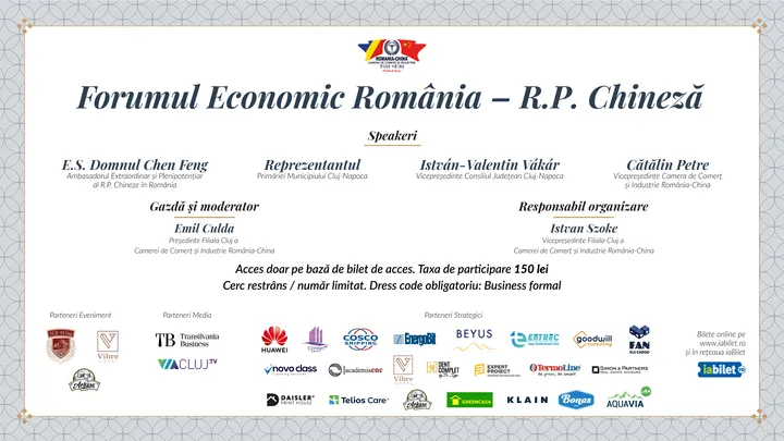 Forumul economic România – R.P. Chineză