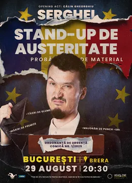 Stand-Up de austeritate cu SERGHEI -  "Ședință de probă"