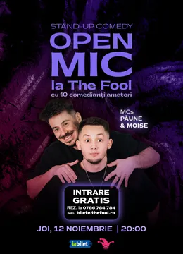 The Fool: Open Mic: MCs Moise & Păune