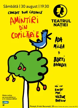 Ploiesti: Concert după “Amintiri din copilărie” cu Ada Milea și Berti Barbera