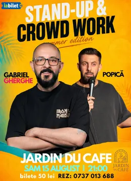 Orǎstie: Stand Up & Crowd Work | Gabriel Gherghe și Popică