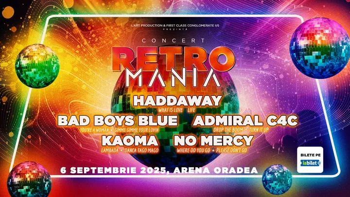 Oradea: Concert Retro Mania Arena