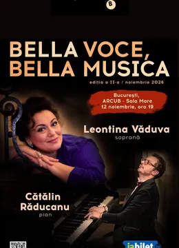 Bella voce, Bella musica| Soprana Leontina Văduva & pianistul Cătălin Răducanu