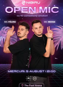 Nibiru: The Fool Arena: Open Mic: MCs Păune & Moise
