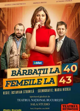 Barbatii la 40, femeile la 43