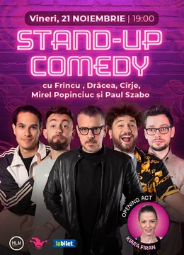 The Fool: Stand-up comedy cu Frîncu, Drăcea, Cîrje, Mirel Popinciuc și Paul Szabo
